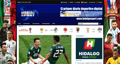 Desktop Screenshot of hidalgosport.com