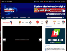 Tablet Screenshot of hidalgosport.com